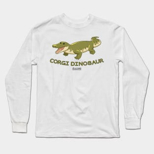 Corgi Dinosaur Long Sleeve T-Shirt